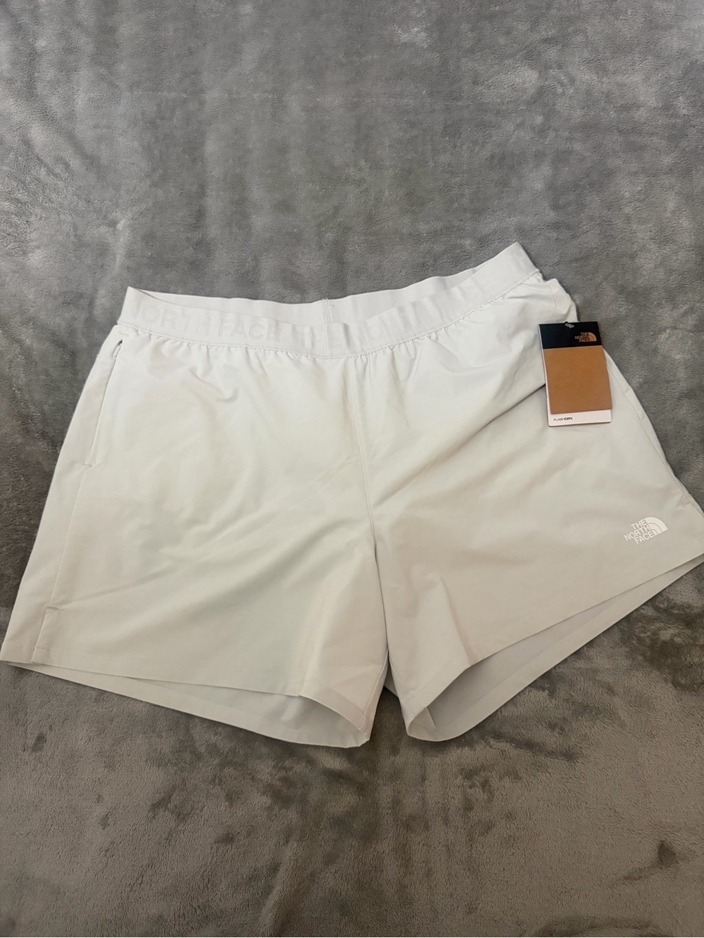 The North Face Women's Light Gray Athletic Shorts